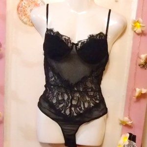 Mesh Lace and Sheer (M) Sexy Teddy Lingerie Bodysuit - NWOT